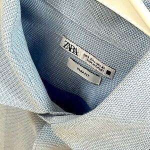 Zara men slim fit shirt, L